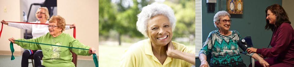 senior living amenities at Asbury Village Godfrey, IL