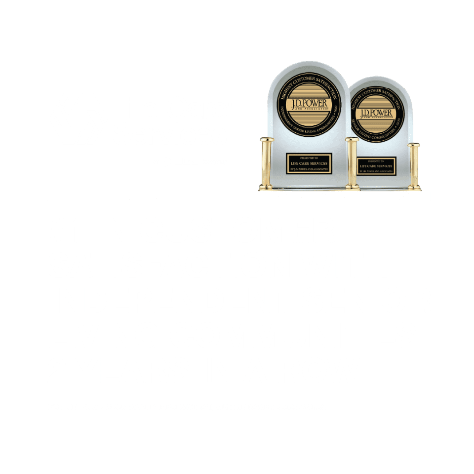 Life Care Services Logo - Square - White