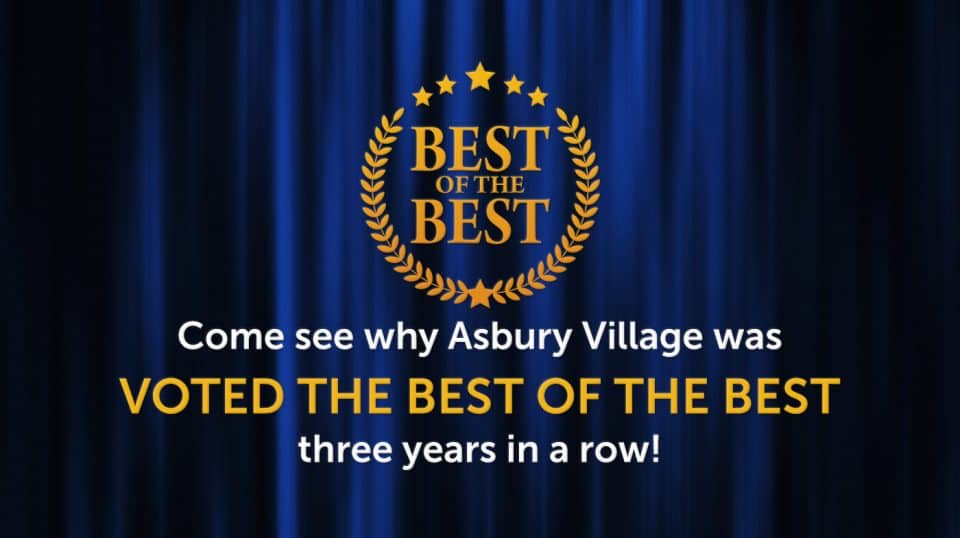 Best of the Best award senior living in Godfrey, IL | Asbury Village