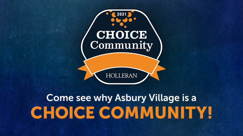 Choice community award for Asbury Village in Godfrey, IL