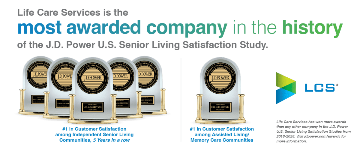 Asbury Village’s Management Company becomes J.D. Power’s most awarded brand in the history of its Senior Living Satisfaction Study