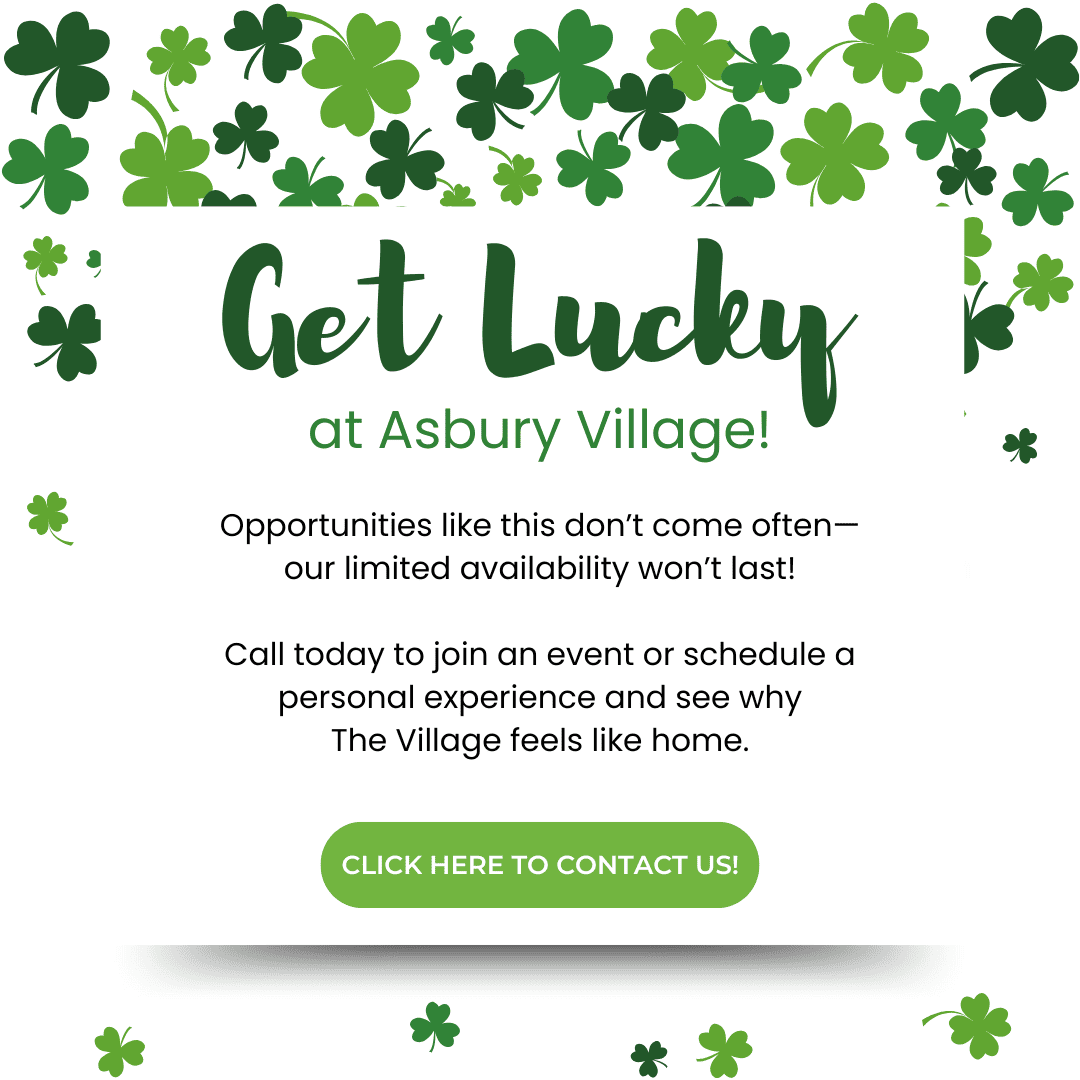 get lucky at Asbury Village!